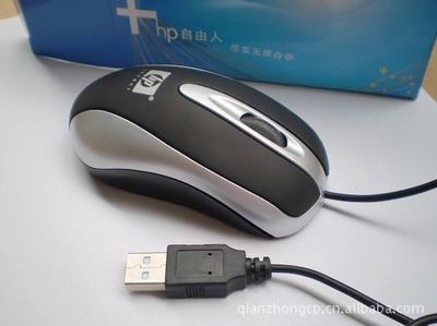 【批發(fā)惠普自由人USB筆記本光電鼠標 磨沙面超好手感】價格,廠家,圖片,鼠標,廣州眾千電子產品-