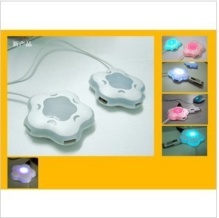 新梅花 七彩小夜燈 USB HUB 2.0 一拖四 USB集線器 hub批發圖片,新梅花 七彩小夜燈 USB HUB 2.0 一拖四 USB集線器 hub批發圖片大全,汕頭市潮陽區和平旺選電子產品經營部-